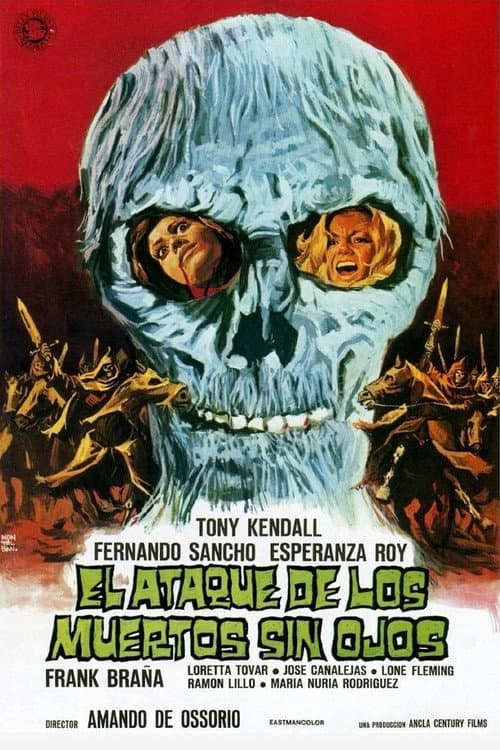 El ataque de los muertos sin ojos poster